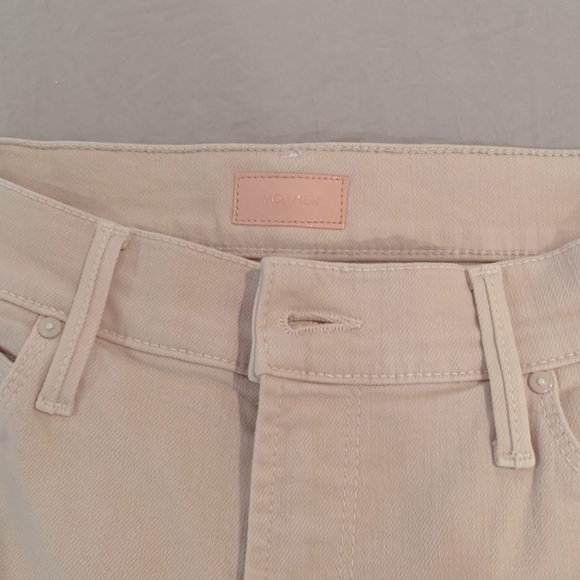 MOTHER pale peach jeans, looks pale pink - Picture 4 of 7